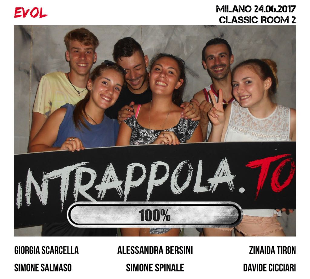 Il gruppo evol è fuggito dalla nostra escape room Extended Room