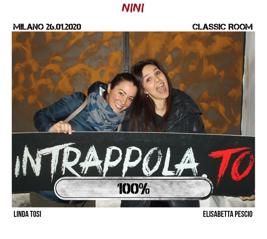 Il gruppo nini è fuggito dalla nostra escape room Classic Room