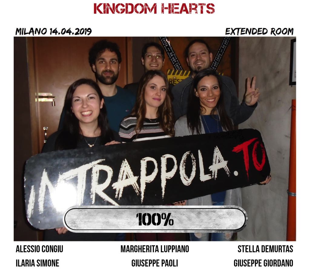 Il gruppo Kingdom Hearts è fuggito dalla nostra escape room Extended Room
