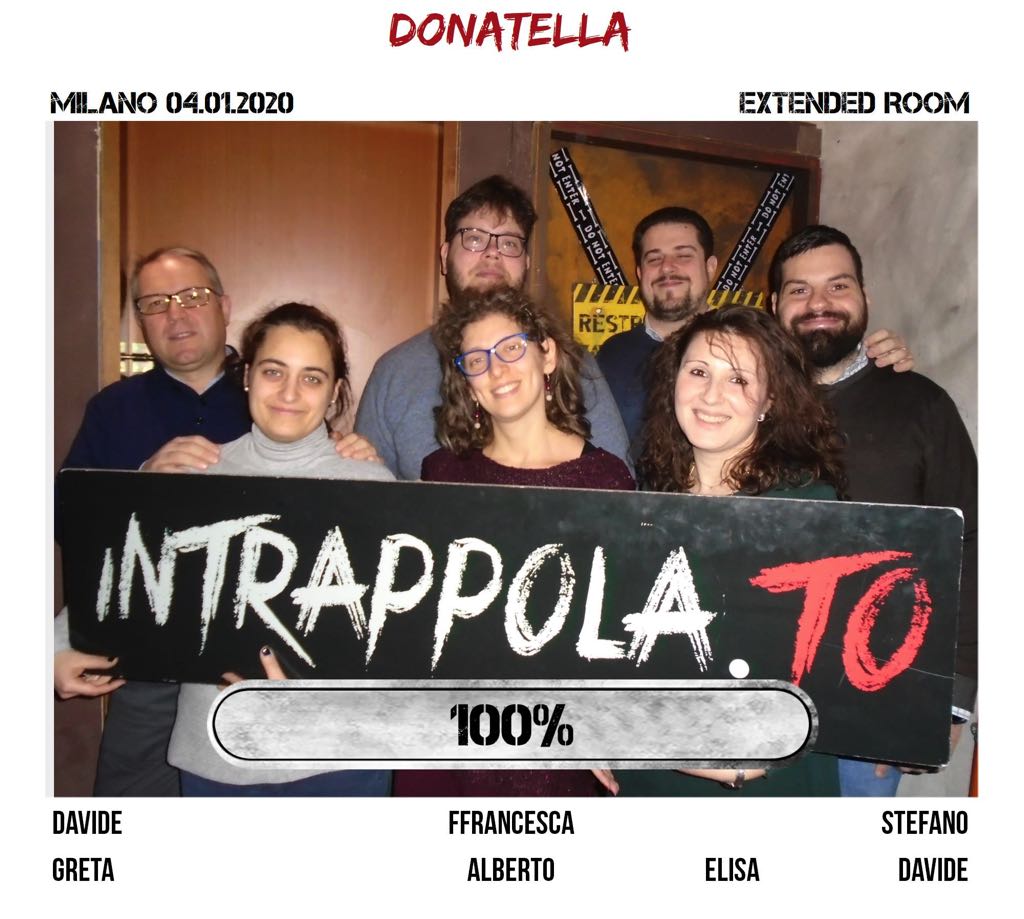 Il gruppo donatella è fuggito dalla nostra escape room Extended Room