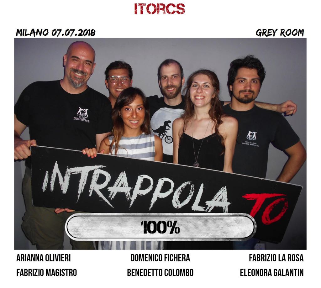 Il gruppo itorcs è fuggito dalla nostra escape room Grey Room