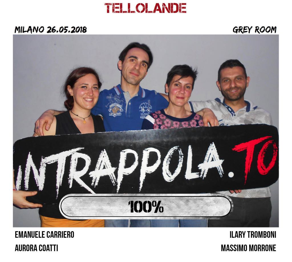 Il gruppo tellolande è fuggito dalla nostra escape room Grey Room