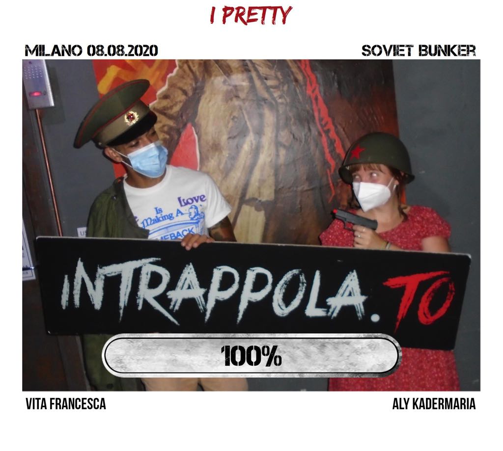 Il gruppo i pretty è fuggito dalla nostra escape room Soviet Bunker