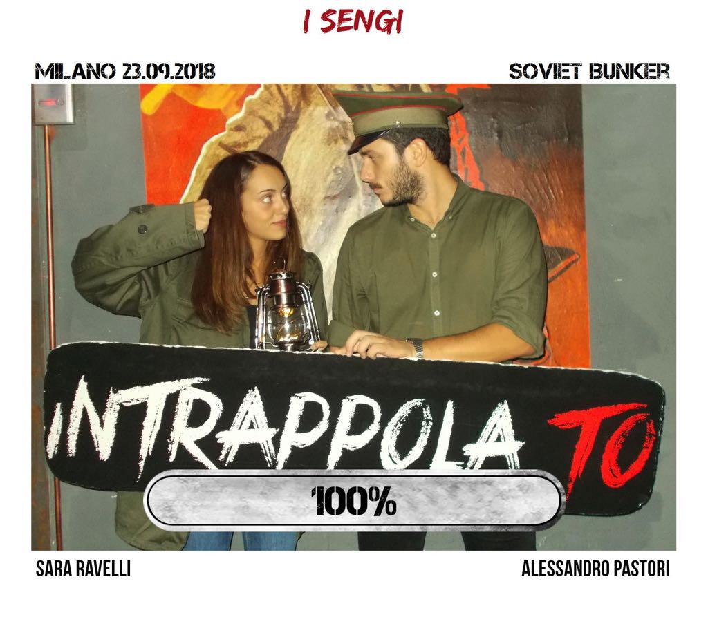 Il gruppo i sengi è fuggito dalla nostra escape room Soviet Bunker