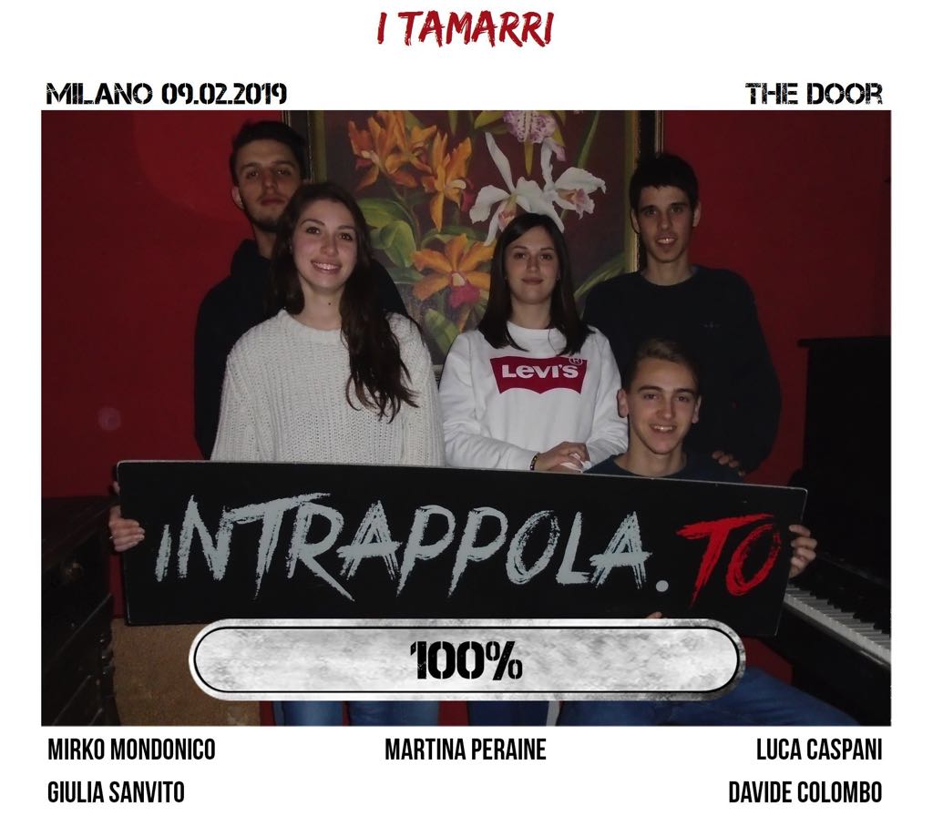 Il gruppo I tamarri è fuggito dalla nostra escape room Secretum Venatoris