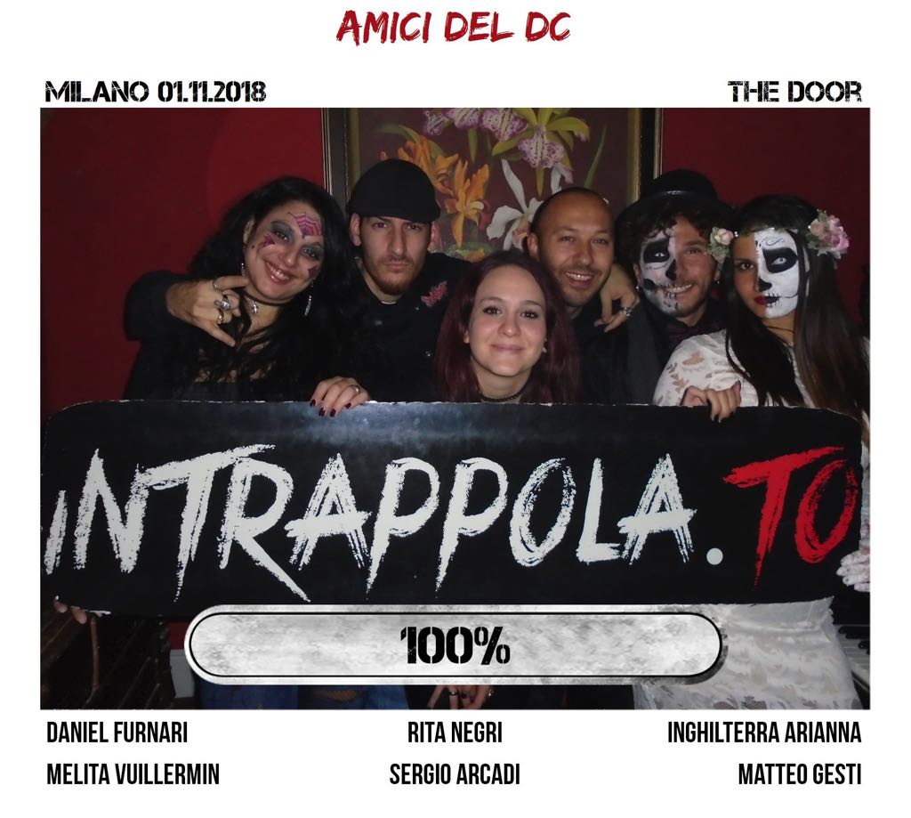 Il gruppo amici del dc è fuggito dalla nostra escape room Secretum Venatoris