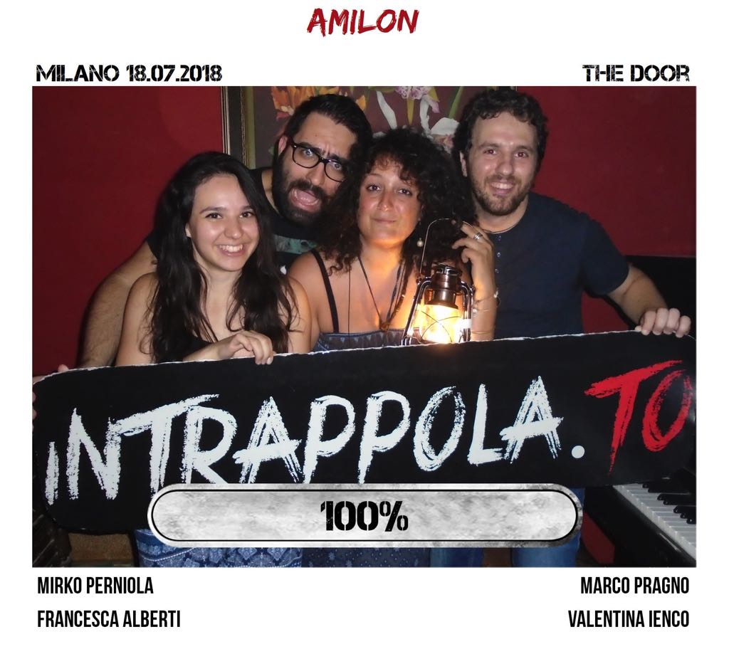 Il gruppo amilon è fuggito dalla nostra escape room Secretum Venatoris