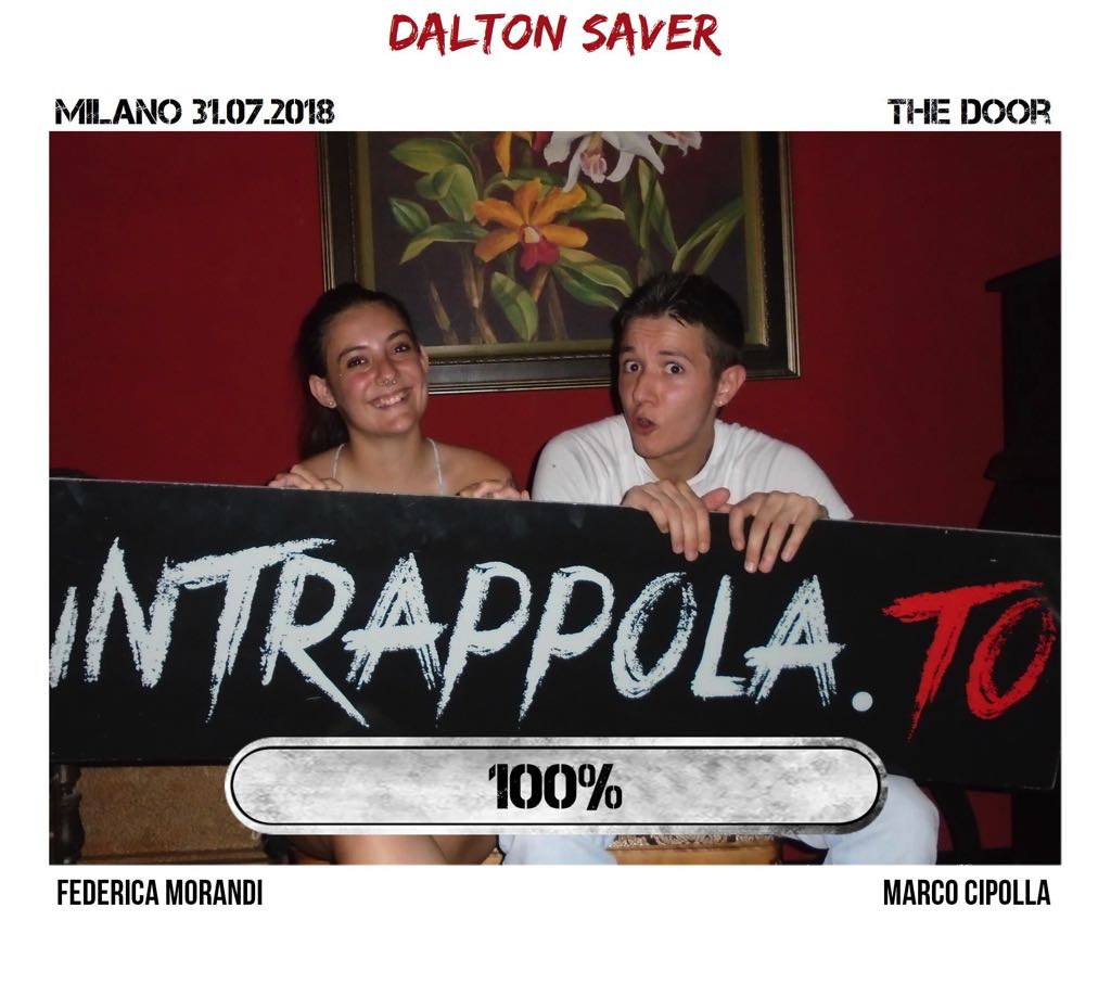 Il gruppo dalton saver è fuggito dalla nostra escape room Secretum Venatoris
