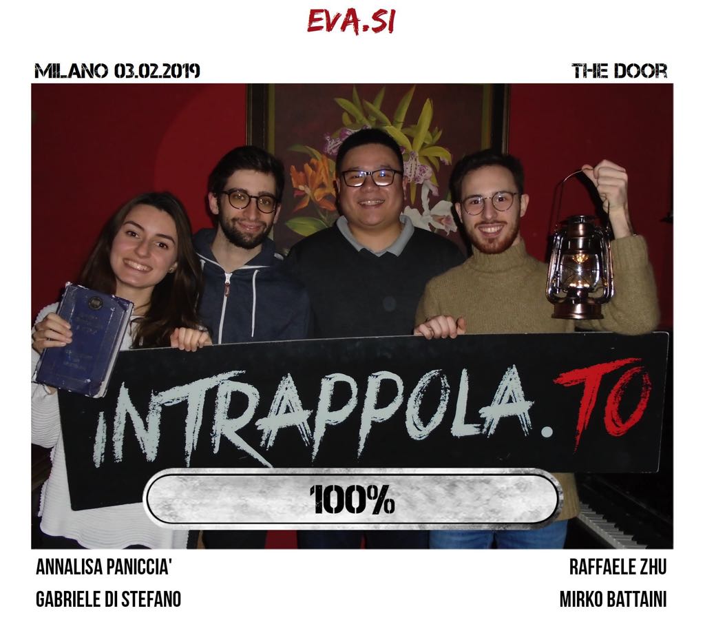Il gruppo eva.si è fuggito dalla nostra escape room Secretum Venatoris
