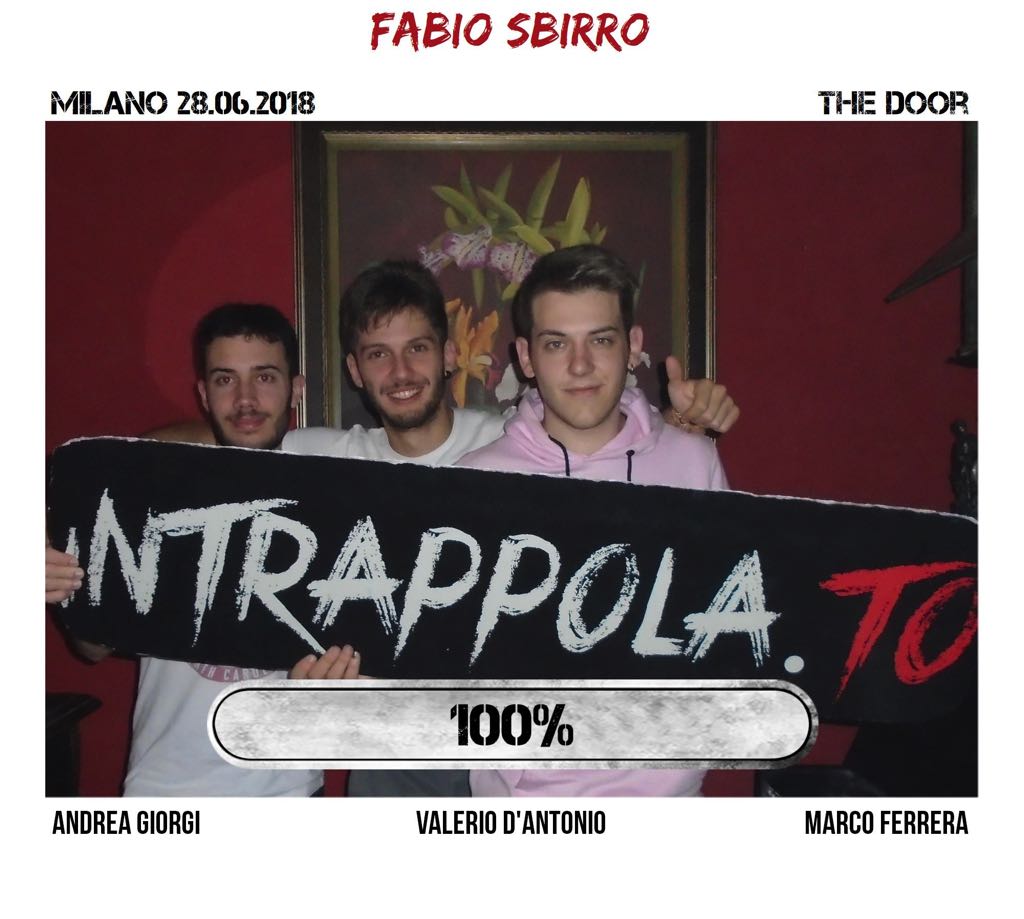 Il gruppo fabio sbirro è fuggito dalla nostra escape room Secretum Venatoris