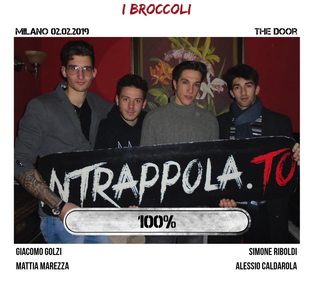 Il gruppo i broccoli è fuggito dalla nostra escape room Secretum Venatoris