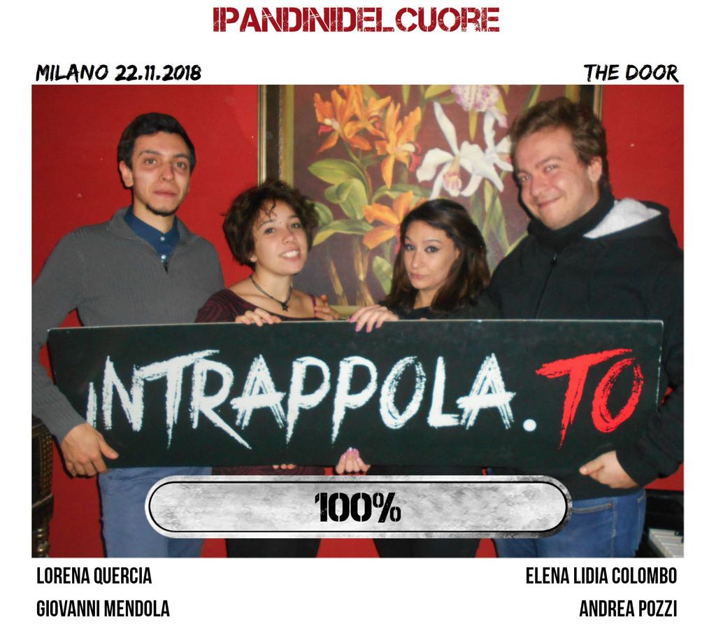 Il gruppo ipandinidelcuore è fuggito dalla nostra escape room Secretum Venatoris
