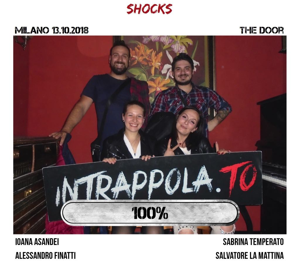 Il gruppo shocks è fuggito dalla nostra escape room Secretum Venatoris
