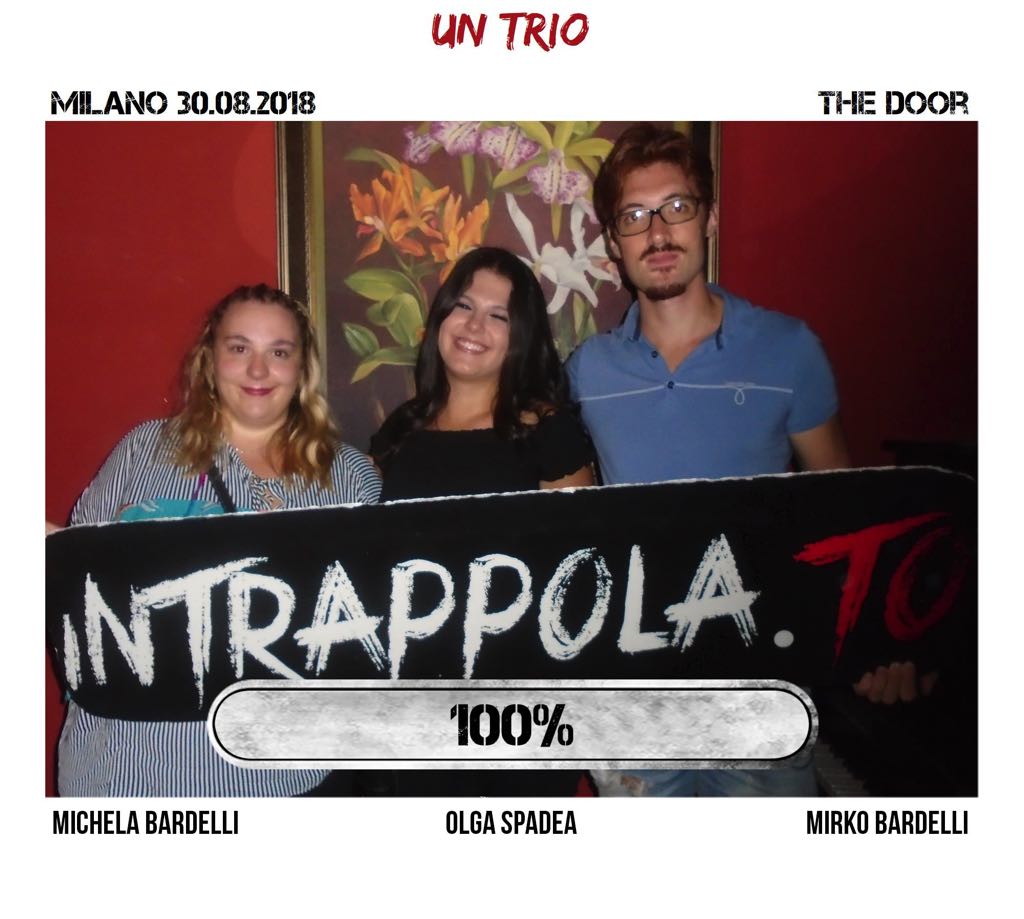 Il gruppo un trio è fuggito dalla nostra escape room Secretum Venatoris