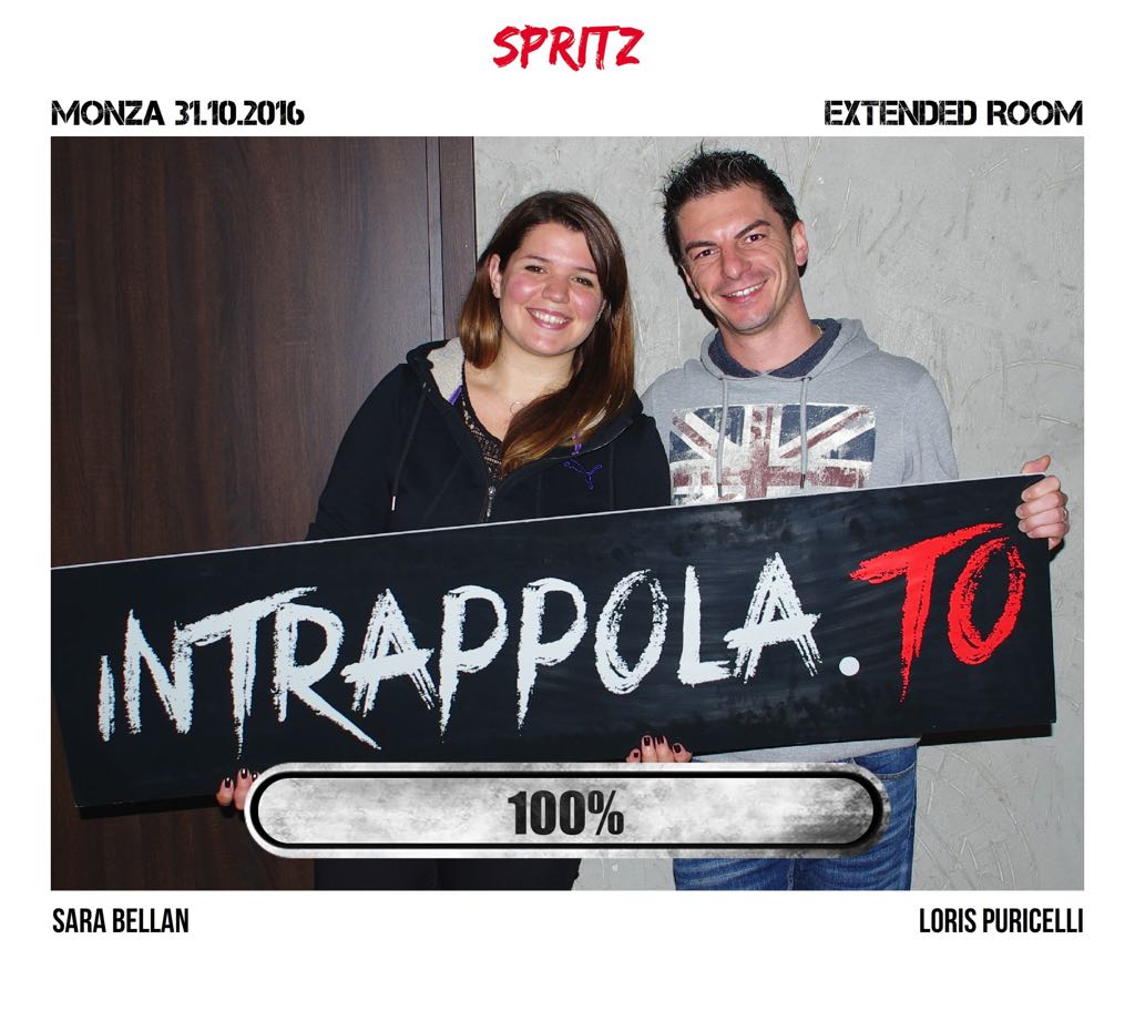 Il gruppo Spritz è fuggito dalla nostra escape room Extended Room
