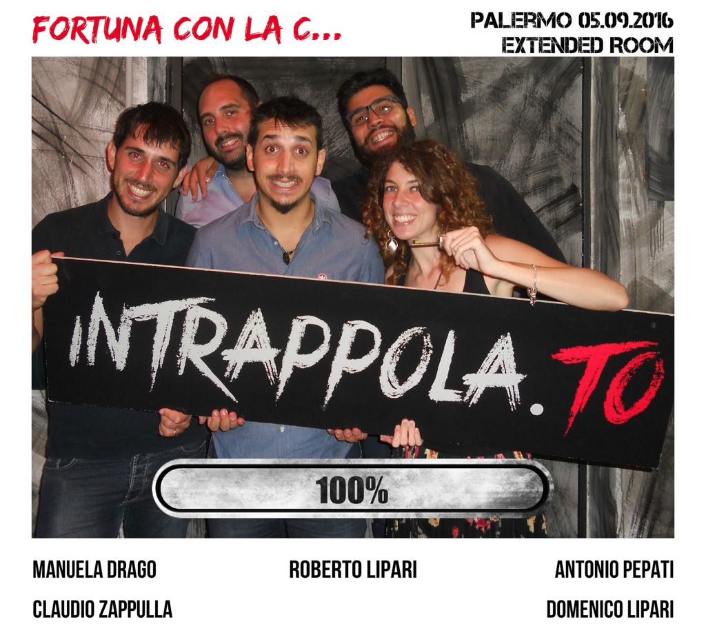 Il gruppo Fortuna con la c... è fuggito dalla nostra escape room Extended Room
