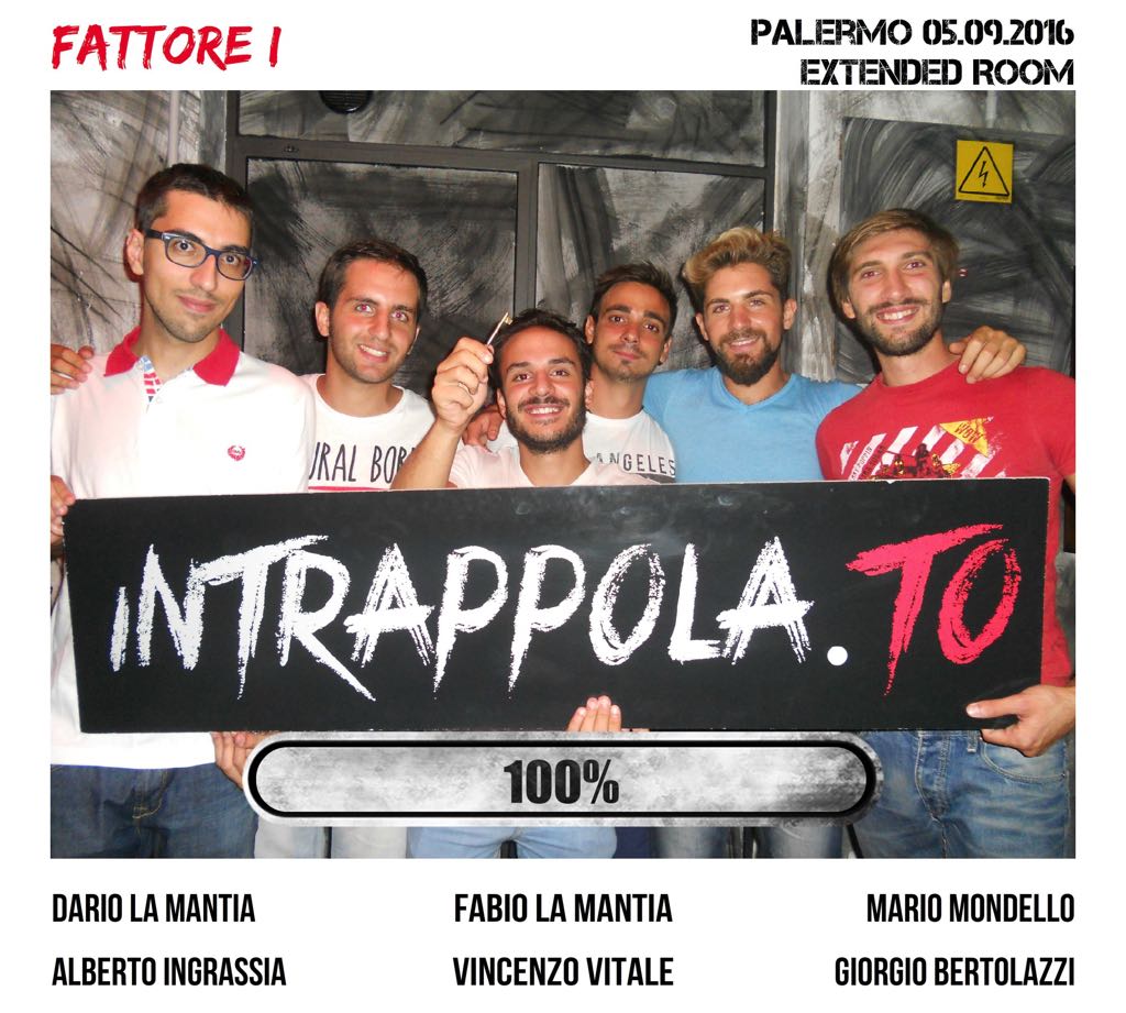 Il gruppo fattore i è fuggito dalla nostra escape room Extended Room