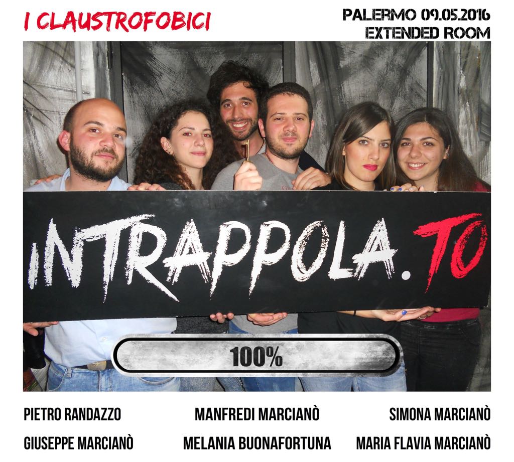 Il gruppo i claustrofobici è fuggito dalla nostra escape room Extended Room