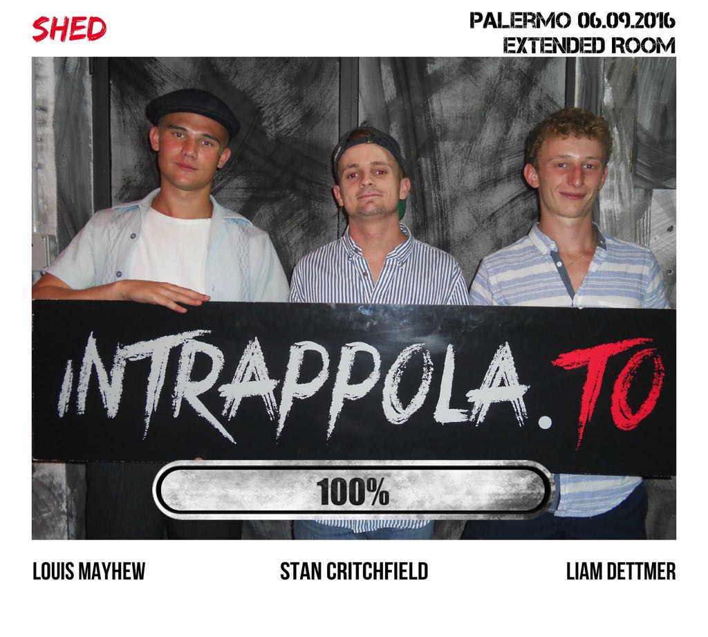 Il gruppo shed è fuggito dalla nostra escape room Extended Room