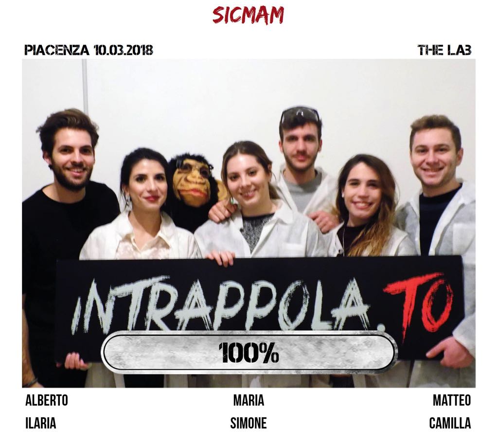 Il gruppo sicmam è fuggito dalla nostra escape room The Lab