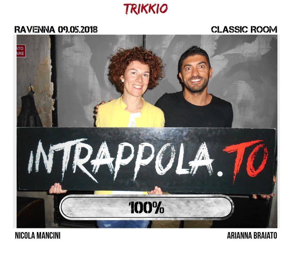 Il gruppo TRIKKIO è fuggito dalla nostra escape room Classic Room