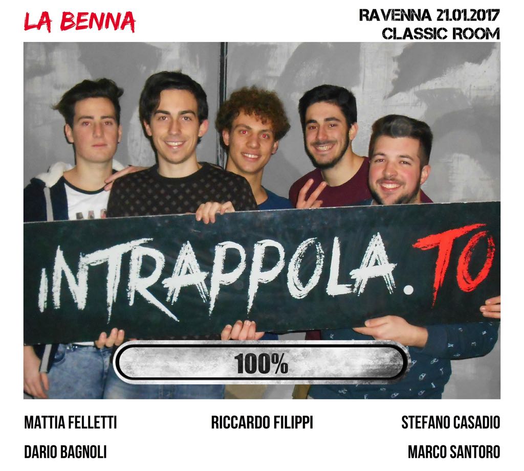 Il gruppo la benna è fuggito dalla nostra escape room Classic Room