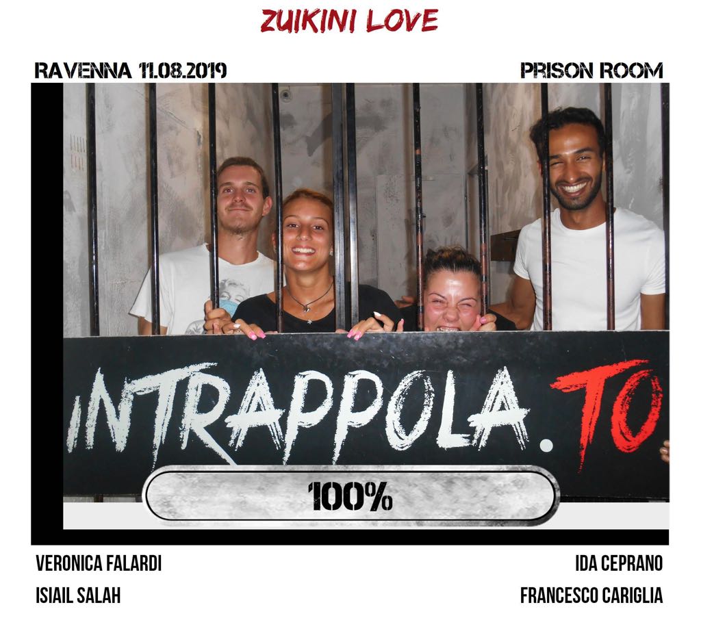 Il gruppo zuikini love è fuggito dalla nostra escape room Prison Room