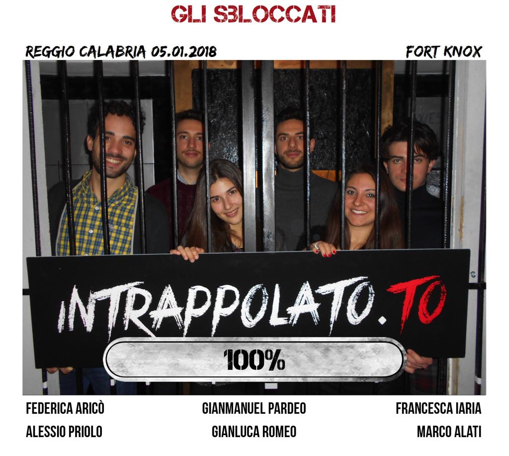 Il gruppo gli sbloccati è fuggito dalla nostra escape room Fort Knox
