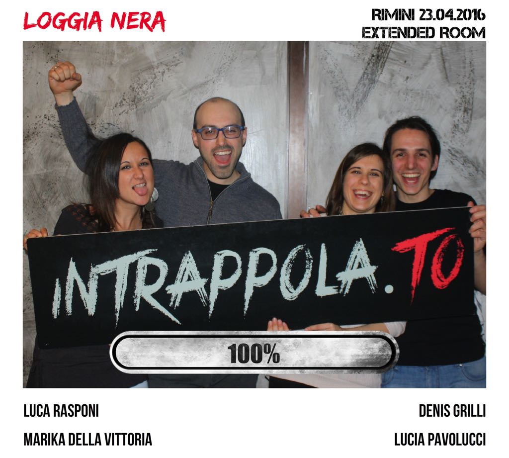 Il gruppo Loggia Nera è fuggito dalla nostra escape room Extended Room