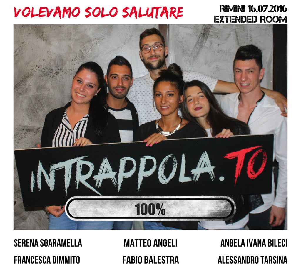 Il gruppo volevamo solo salutare è fuggito dalla nostra escape room Extended Room