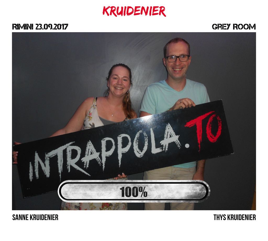 Il gruppo Kruidenier è fuggito dalla nostra escape room Grey Room