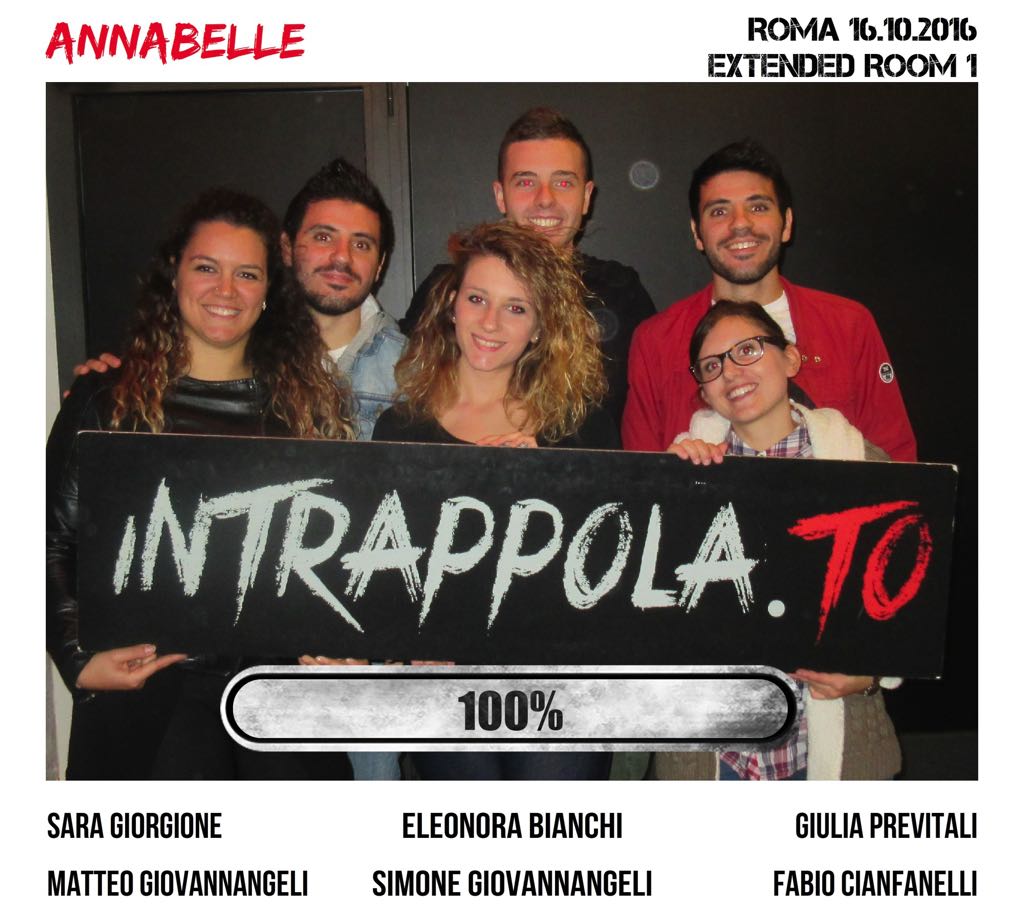 Il gruppo annabelle è fuggito dalla nostra escape room Extended Room