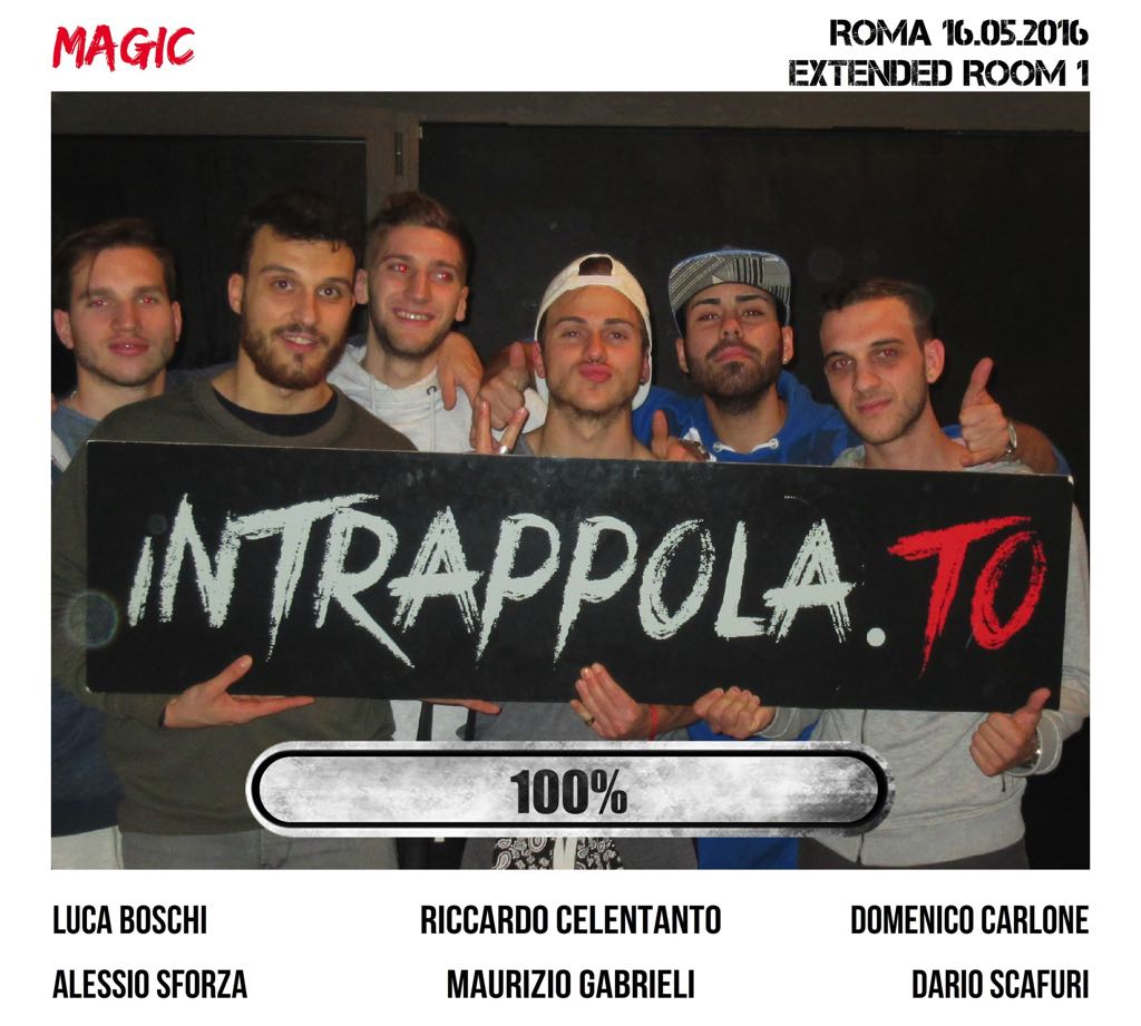 Il gruppo magic è fuggito dalla nostra escape room Extended Room