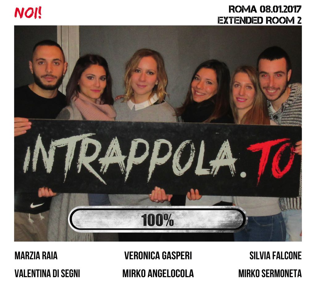Il gruppo Noi! è fuggito dalla nostra escape room Extended Room