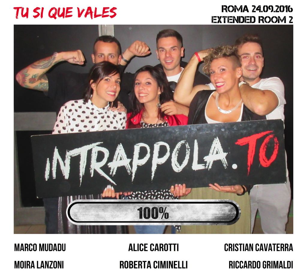 Il gruppo Tu si que vales è fuggito dalla nostra escape room Extended Room