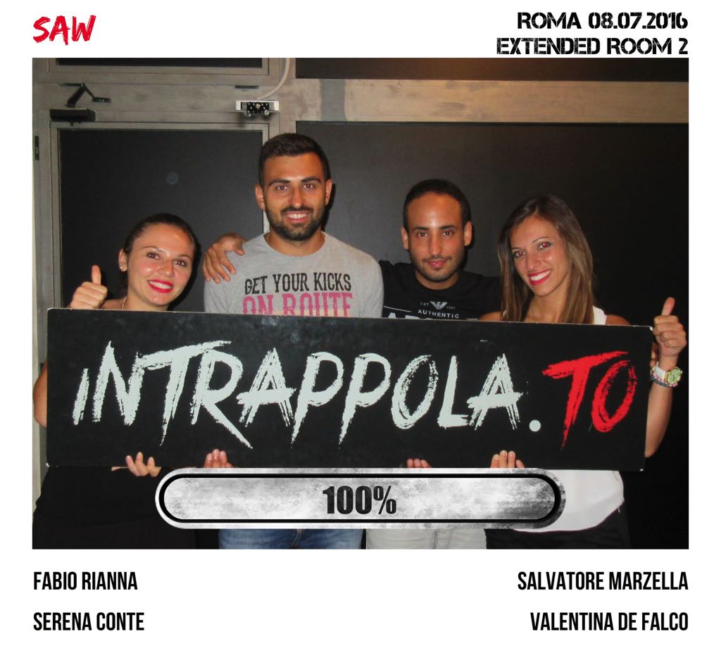 Il gruppo saw è fuggito dalla nostra escape room Extended Room