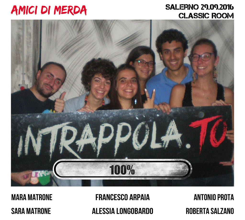Il gruppo amici di merda è fuggito dalla nostra escape room Classic Room