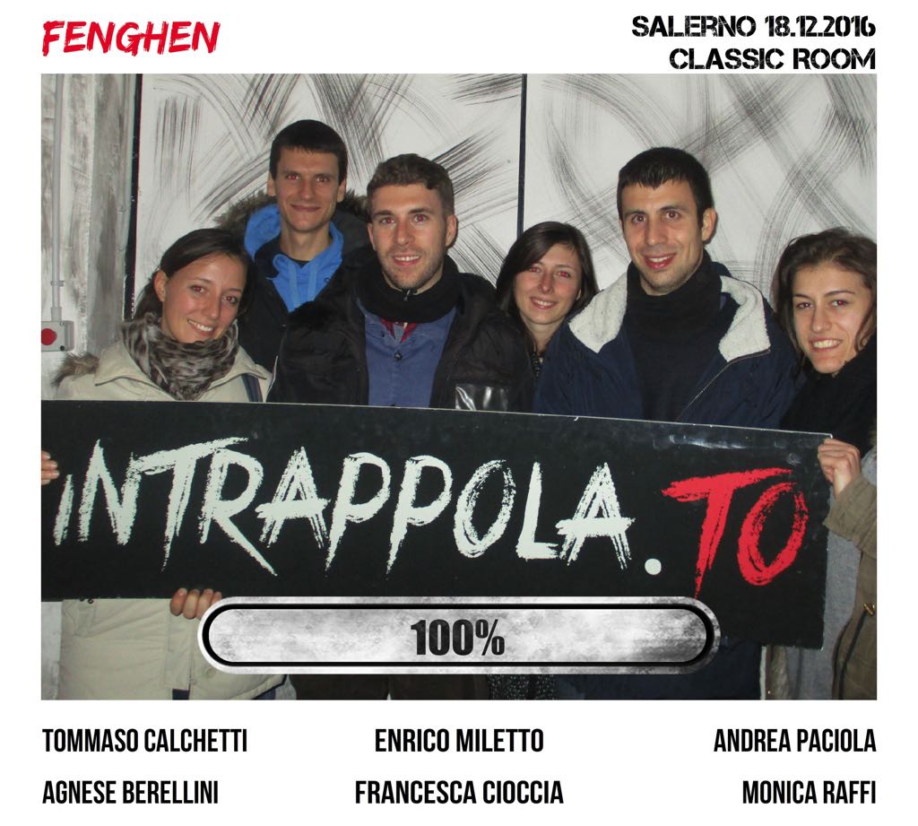 Il gruppo fenghen è fuggito dalla nostra escape room Classic Room