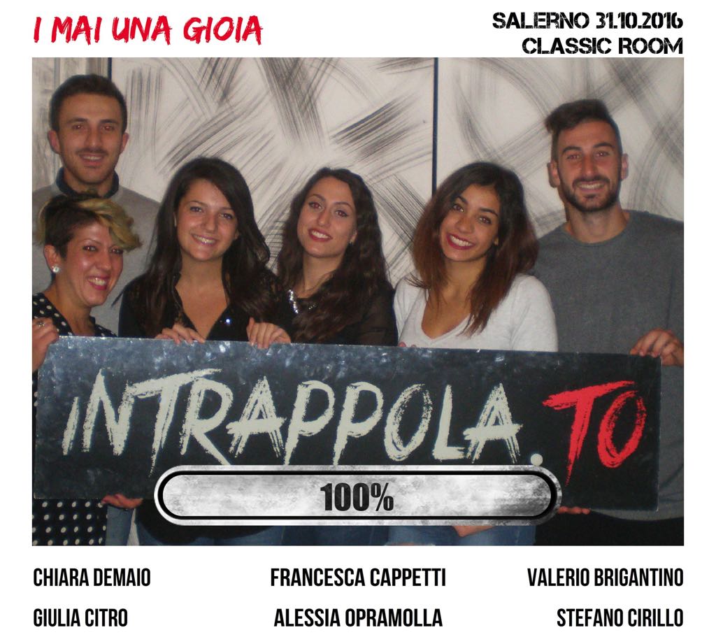Il gruppo i mai una gioia è fuggito dalla nostra escape room Classic Room