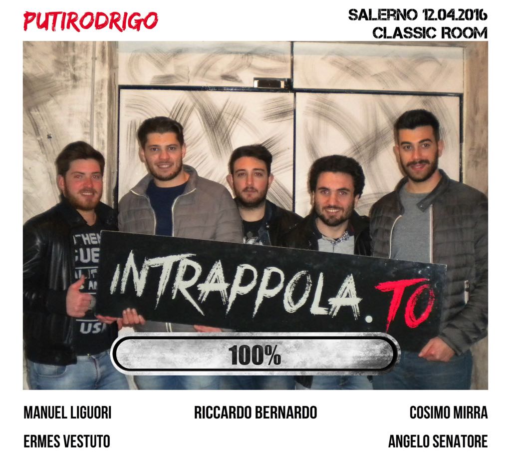 Il gruppo  è fuggito dalla nostra escape room Classic Room