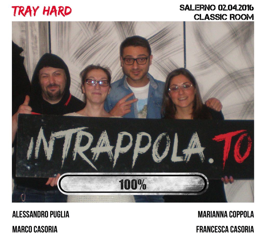 Il gruppo Alessandro è fuggito dalla nostra escape room Classic Room