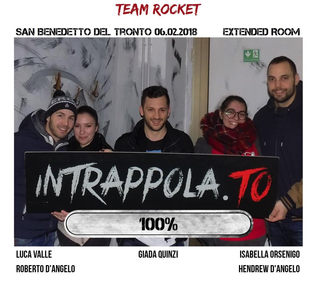 Il gruppo team rocket è fuggito dalla nostra escape room Extended Room