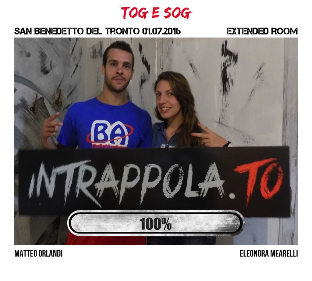 Il gruppo tog e sog è fuggito dalla nostra escape room Extended Room