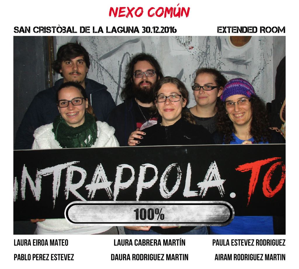 Il gruppo NEXO COMÚN è fuggito dalla nostra escape room Extended Room