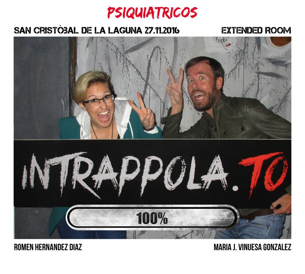 Il gruppo Psiquiatricos è fuggito dalla nostra escape room Extended Room