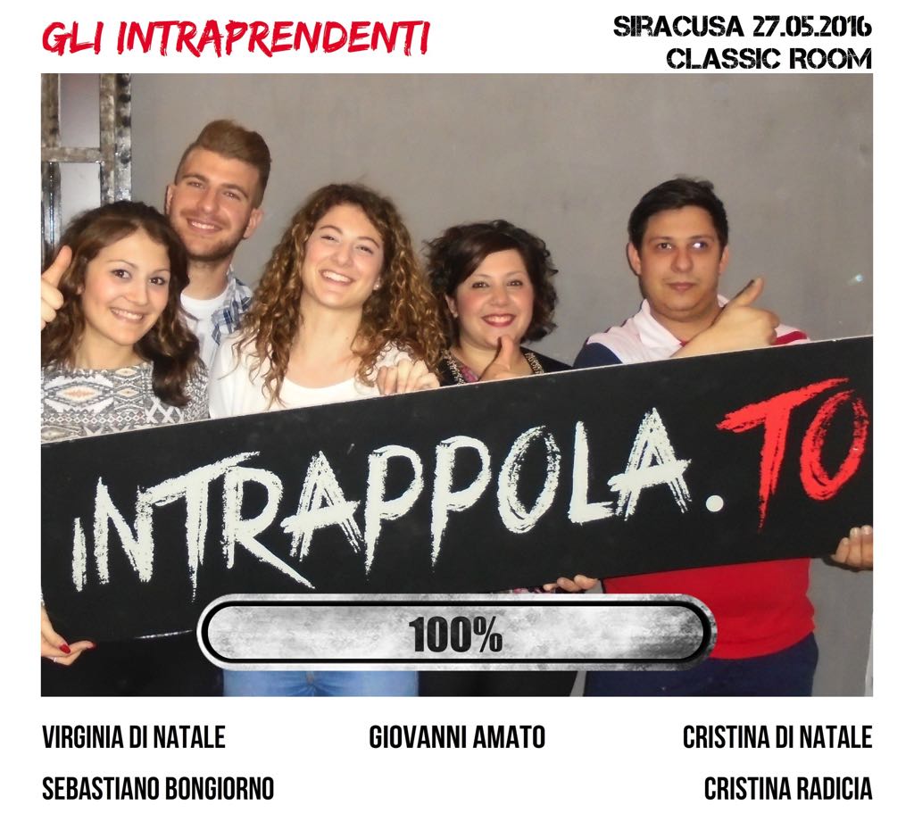 Il gruppo gli intraprendenti è fuggito dalla nostra escape room Classic Room