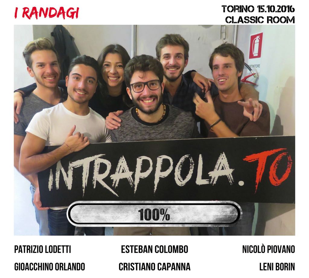 Il gruppo I Randagi è fuggito dalla nostra escape room Classic Room