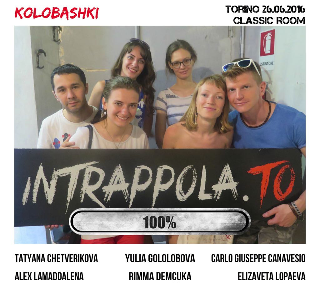 Il gruppo Kolobashki è fuggito dalla nostra escape room Classic Room
