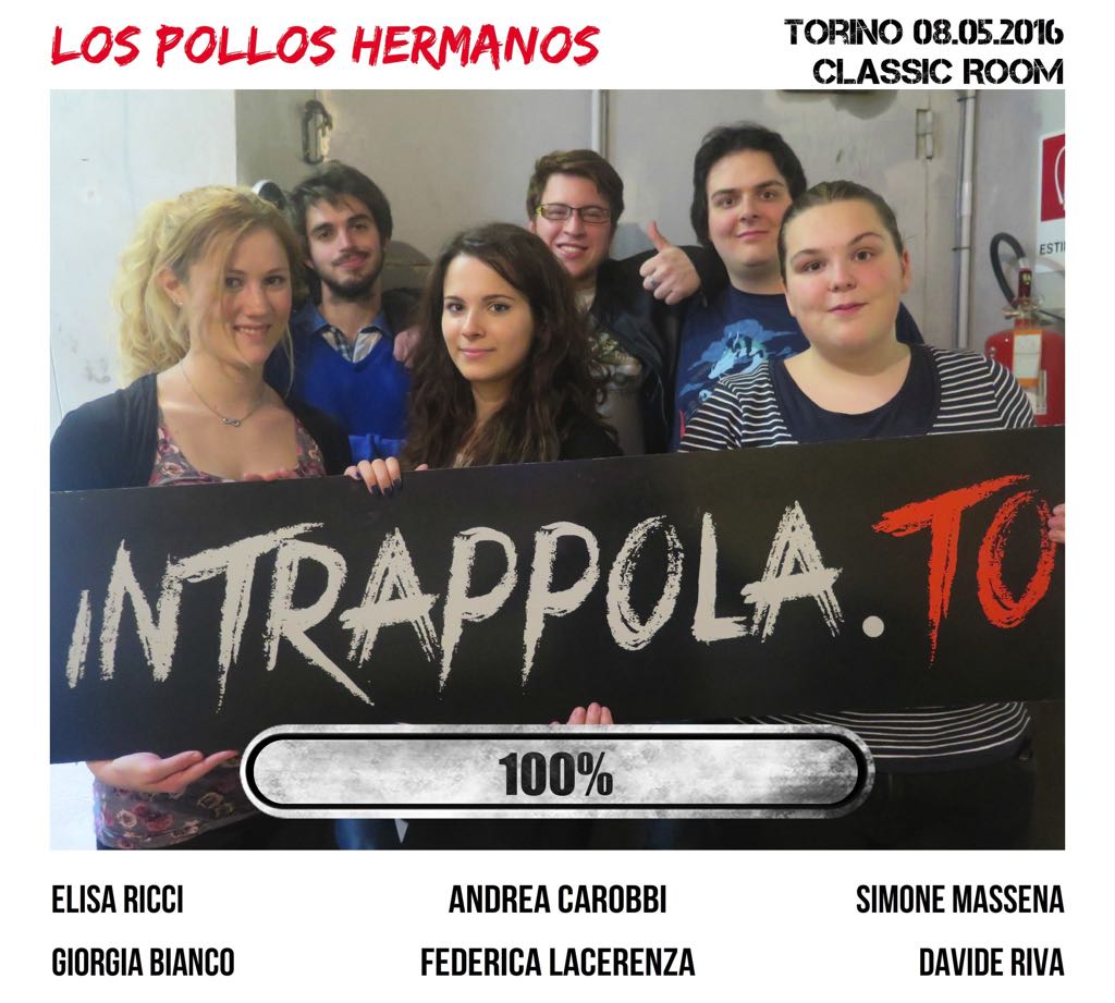 Il gruppo Los pollos hermanos è fuggito dalla nostra escape room Classic Room
