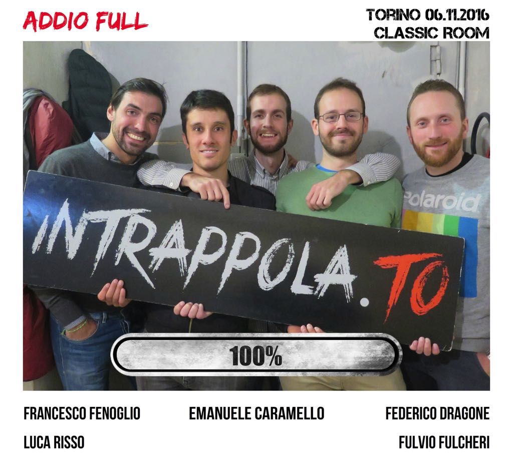 Il gruppo addio full è fuggito dalla nostra escape room Classic Room
